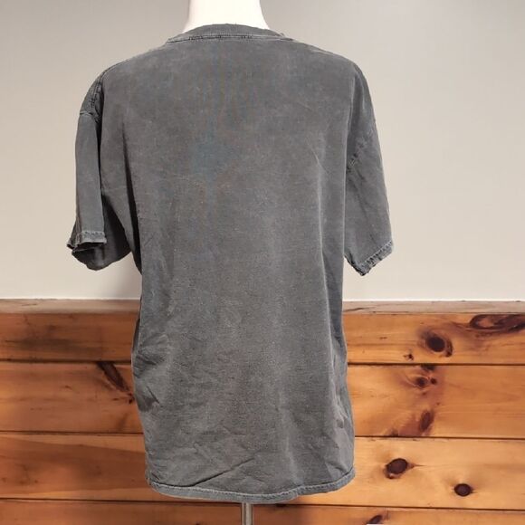 Red and Gray Vintage Graphic Short Sleeve Tee - Picture 6 of 6